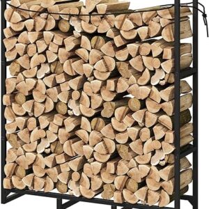 Firewood Rack Stand 2.5ft Heavy Duty Logs Holder